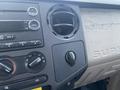 Dashboard controls and air vents of a 2009 Ford F-450 SD displayed in a close-up view