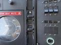 Dashboard of a 1994 Volvo FE 42 featuring a speedometer with a needle pointing to 55 and several control switches including seat belt warning and various toggle switches