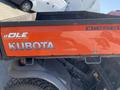 A 2018 Kubota RTV-X 1100 C with an orange cargo bed displaying the Kubota logo and a diesel label
