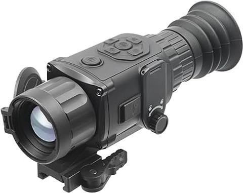 AGM Global Vision refurbished thermal scope Rattler TS35-640 with a tubular body multiple buttons and an adjustable eyepiece