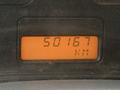 A digital odometer display showing 50167 km indicating the mileage of a vehicle