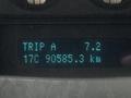 2016 Ford F-550 dashboard display showing trip information with a reading of 7.3 and a total distance of 90585.3 km