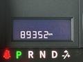A digital odometer display showing 89352 km in a 2011 Dodge Grand Caravan with gear indicators P R N D