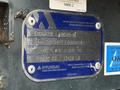 2022 Hyundai R55-9A excavator identification plate showing product details engine power and operating weight