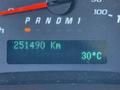 2013 Chevrolet Express dashboard showing odometer reading of 251490 km and temperature display of 30°C