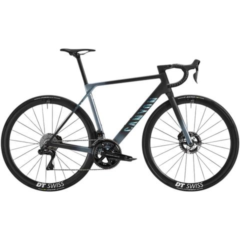 2026 Canyon Ultimate CFR Di2 Road Bike featuring a sleek design with a carbon frame drop handlebars and high-performance wheels