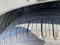 Close-up of a tire showcasing the tread pattern and wear on a 2017 Kia Soul