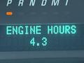 2024 Chevrolet Express dashboard display showing engine hours with a reading of 4.3