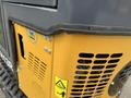 2024 AGT Industrial Yellow H13R Mini Excavator featuring a sleek design with ventilation grills and operational safety decals