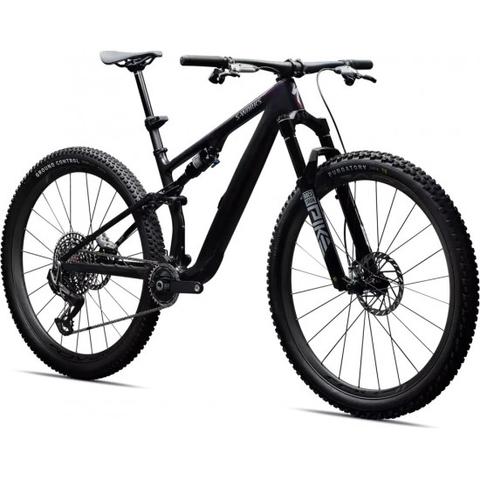 2026 Specialized S-Works Epic 8 EVO AXS Mountain Bike featuring a black frame wide tires and high-performance components designed for trail riding