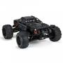 A black Arrma 1/5 Outcast 8S EXB 4X4 roller brushless stunt truck featuring large tires and a rugged design ideal for off-road performance