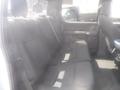 2022 Ford F-150 back seat with gray fabric upholstery and seat belts visible