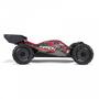 Arrma 1/8 TYPHON 6S 4X4 RTR Brushless Buggy in black and red with large tires and a distinctive aerodynamic design