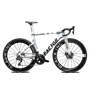 2026 Factor One Campagnolo Super Record Carbon Aero Road Bike featuring a sleek design and black wheels with Black Inc branding