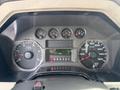 Dashboard of a 2008 Ford F-450 displaying speedometer fuel gauge and other instrumentation with various dials and indicators