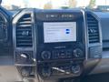 Dashboard of a 2019 Ford F-150 featuring control buttons and a touchscreen display for settings and diagnostics