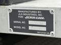 A 2022 Ford F600 vehicle identification plate displaying manufacturer, serial number, and model information