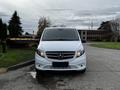 A 2018 Mercedes-Benz Metris van facing forward with a white exterior and a black grille featuring the Mercedes logo in the center