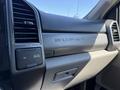 Dashboard of a 2019 Ford F-350 SD featuring air vents a 12V outlet and a raised Super Duty logo
