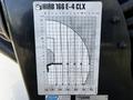 A close-up of a load chart for a HIAB 166 E-4 CLX crane mounted on a 2012 Freightliner M2 112 showcasing weight limits and reach specifications