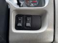 Control panel with two black buttons labeled "LIFT GATE" and "PARKD REGEN" placed on a textured gray surface