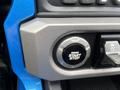 Close-up of the engine start-stop button on the control panel of a 2020 Polaris SlingShot