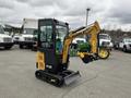 2024 AGT Industrial Yellow H13R Mini Excavator featuring a compact design with a bucket attachment and tracks for mobility