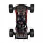 Arrma 1/7 TALION 6S EXB 4X4 RTR Brushless Speed Truck featuring a black and red design with aggressive body lines and large knobby tires for off-road performance