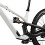 2024 Canyon Spectral CF LTD Mountain Bike with a white frame and black components featuring advanced suspension and robust tires designed for trail riding