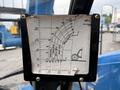 A control panel for a 2020 Genie GTH-5519 showing load capacity charts and operating ranges for different boom angles and heights