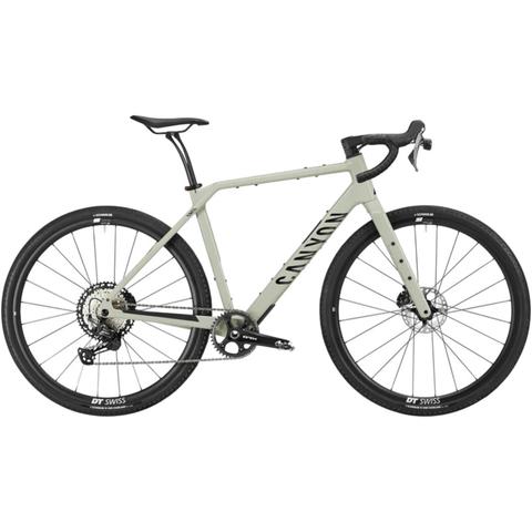 2026 Canyon Grizl CF 8 ESC ECLIPS Carbon Adventure Gravel Road Bike with a sleek frame disc brakes and wide tires designed for off-road cycling