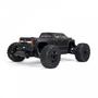 Black Arrma Big Rock 4X4 V3 3S BLX 1/10 RTR Brushless Monster Truck featuring large tires and a Spektrum SLT3 2.4GHz Radio