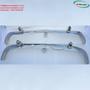 A set of chrome bumpers designed for the Mercedes Ponton 4 cylinder W120 W121 model