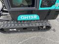 2024 AGT Industrial Green QH13R Mini Excavator with a track system and identification number visible on the side