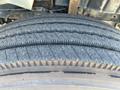 Close-up of a tire from a 2007 International 7300 showing detailed tread patterns and wear marks on the surface