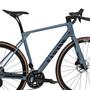 2025 Canyon Endurace Cf 7 Di2 Road Bike featuring a sleek blue frame with a modern design lightweight components and disc brakes
