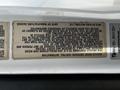 2006 Hino 268 vehicle manufacturer label displaying information about the truck's specifications and regulatory compliance