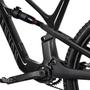 2025 Canyon Spectral:ONfly CF 8 Mountain Bike featuring a sleek black frame and integrated electric components with visible rear suspension for enhanced performance
