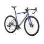 2024 Specialized Tarmac SL8 Expert Road Bike in blue with aerodynamic frame lightweight components and disc brakes featuring a sleek design and high-performance wheels