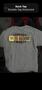 A white t-shirt featuring the text "Support Big Red Machine Toronto" in bold red and yellow letters across the back