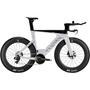 2026 Canyon Speedmax CFR 1by AXS Carbon Triathlon Road Bike featuring a sleek white and black frame aerodynamic design and DT Swiss wheels