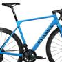 2024 Canyon Ultimate CF SL 8 AXS Movistar Road Bike in blue featuring a streamlined frame and modern components designed for high performance