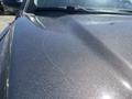 A 2016 Chevrolet Tahoe with a metallic dark gray finish featuring visible scratches on the hood surface