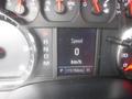 The dashboard display of a 2015 Chevrolet Silverado 1500 showing speed at 0 km/h and a total mileage of 173156 km