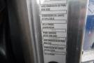2015 Kenworth T660 with a close-up of the tire specifications and pressure information label