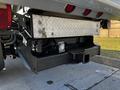 Close-up of the rear hitch and trailer receiver of a 2008 Ford F-450 SD with a metal toolbox mounted above the hitch