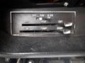 Control panel of a 1974 Dodge Challenger featuring fan and heating dials with labeled settings for off low and high temperatures