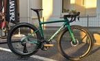 2024 Specialized Turbo Levo SL Comp Carbon electric mountain bike with a green frame large tires and sleek design