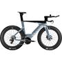 A 2026 Canyon Speedmax CFR 1by AXS Carbon Triathlon Road Bike featuring a sleek aerodynamic frame and DT Swiss wheels designed for high performance