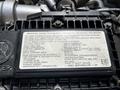 Engine information label for a 2018 Hino 195 detailing engine specifications and adjustments manufacturer details and compliance information